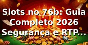 Slots no 76b: Guia Completo 2026 🎰 | Segurança e RTP Elevados